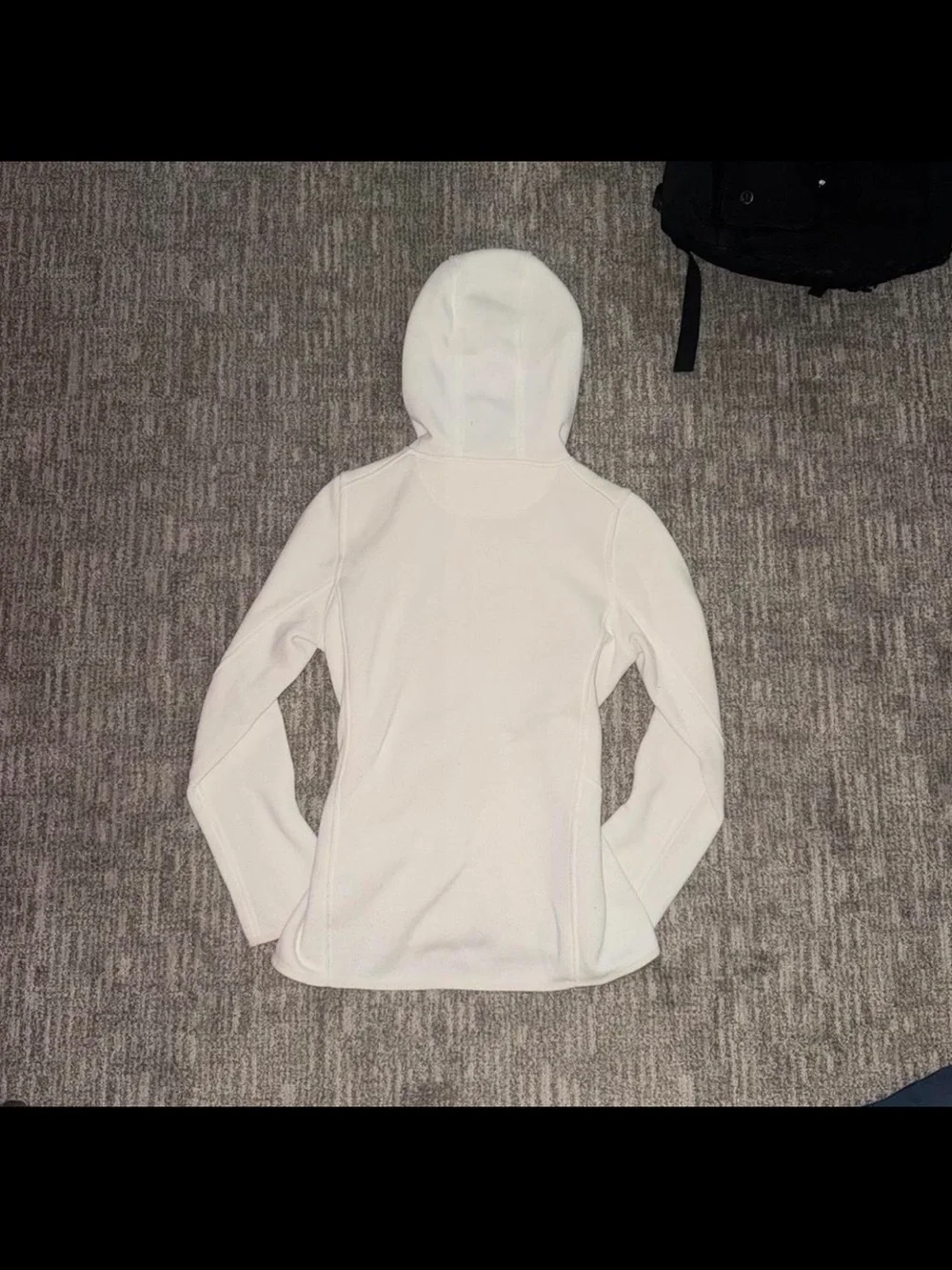 White Hooded Zip-Up Jacket - Picture 2 of 5